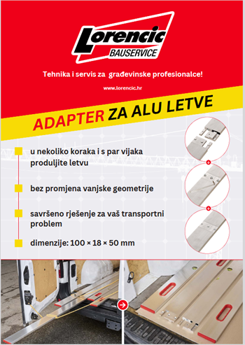 ADAPTER za alu letve